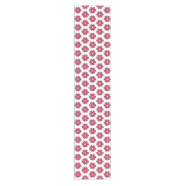 Caminho De Mesa Pequeno Toalha de Mesa Xadrez Vermelho Rosa com Forma de F