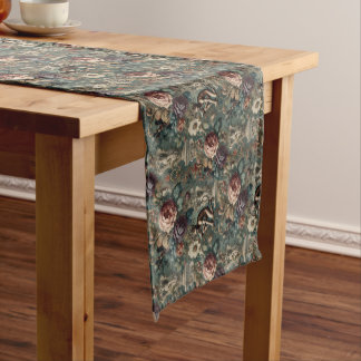 Caminho De Mesa Pequeno Tome uma Arco - Design Floral Gótico