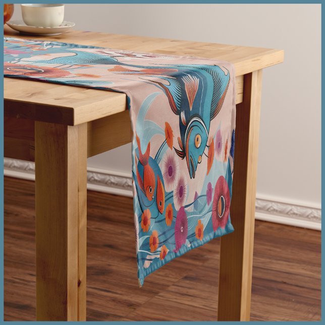 Caminho De Mesa Pequeno Tranquilidade (Tranquillitas Short Table Runner
)