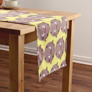 Caminho De Mesa Pequeno Um desenho animado de biscoito de chocolate inteli