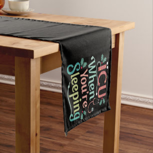 Caminho De Mesa Pequeno UTI Quando Você Está Dormindo Enfermeira de UTI Na