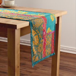 Caminho De Mesa Pequeno Vermelho Verde ORIENTAL - Tablecloth, Runner