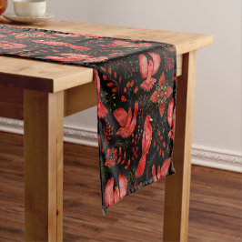 Caminho De Mesa Pequeno  Vibrant floral and leafy pattern designs