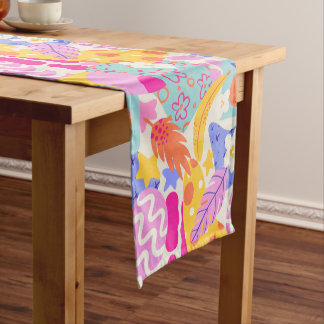 Caminho De Mesa Pequeno Vibrante Maxi Patchwork