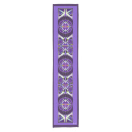 Caminho De Mesa Pequeno W3 roxo