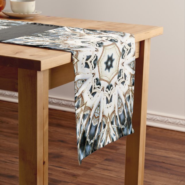 Caminho De Mesa Pequeno Web de Neve (No Local)