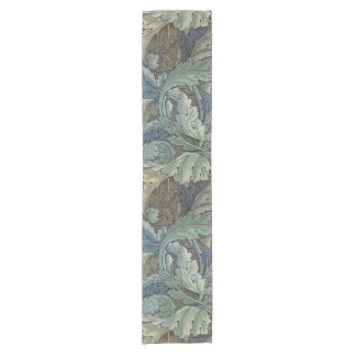 Caminho De Mesa Pequeno William Morris Acanthus Sage Flor de Floral Botâni
