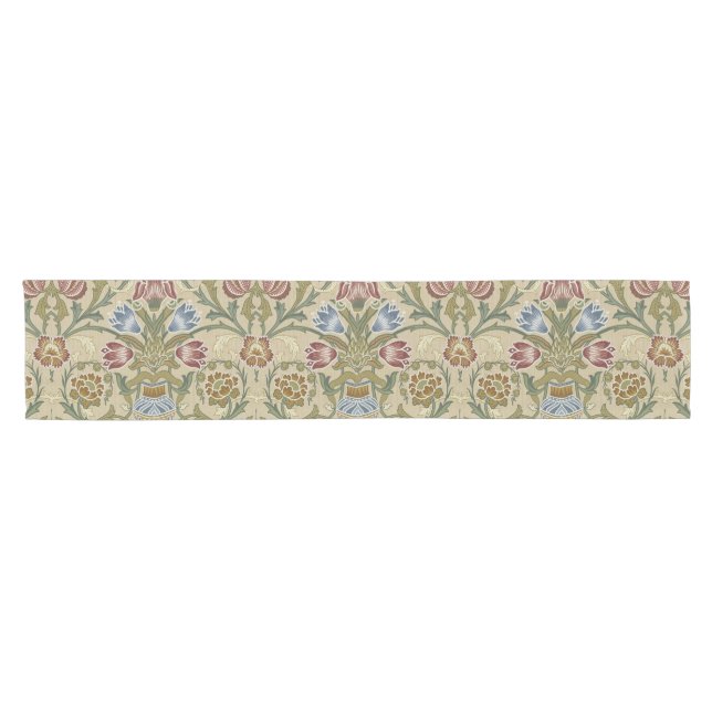 Caminho De Mesa Pequeno William Morris Brocade Floral Wallpaper Padrão (Horizontal)