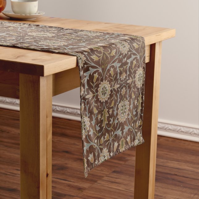 Caminho De Mesa Pequeno William Morris Little Flower Carpet (No Local)