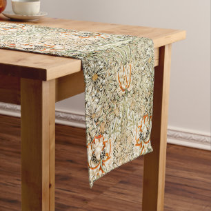 Caminho De Mesa Pequeno William * Morris Vintage Victorian Floral