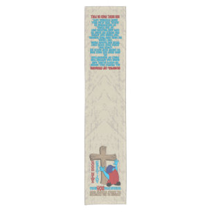 Caminho De Mesa Pequeno Wood Cross Porque Você Importa Gospel T-Shirt