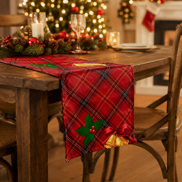 Caminho De Mesa Pequeno Xadrez de Natal