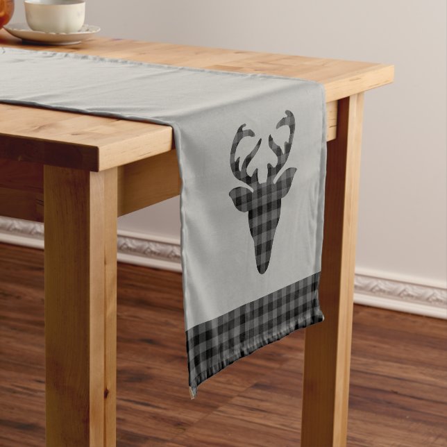 Caminho De Mesa Pequeno Xadrez de Natal da mesa Runner (No Local)