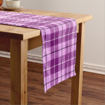 Xadrez De Tartan Rosa E Plum