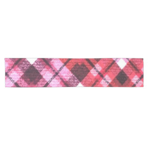 Caminho De Mesa Pequeno Xadrez do Knit Tartan Verificar Padrão de Vinho Br