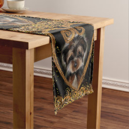 Caminho De Mesa Pequeno Yorkie Poo