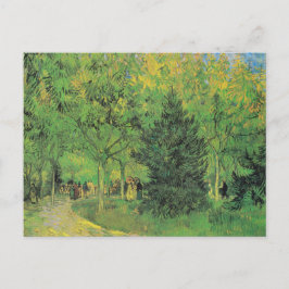 Caminho de Vincent van Gogh no cartão postal Park