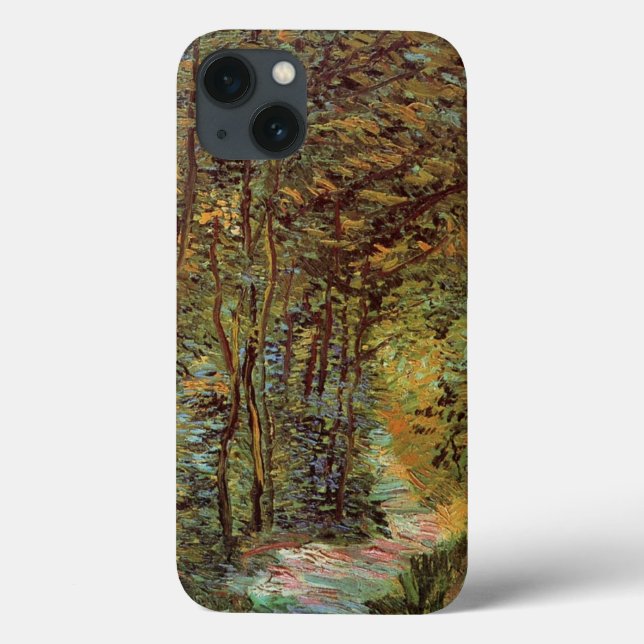 Caminho na floresta por Vincent van Gogh (Verso)