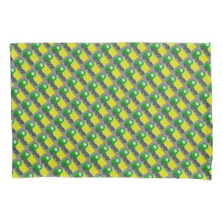 Caminhões Basculantes Amarelo Verde Cinza