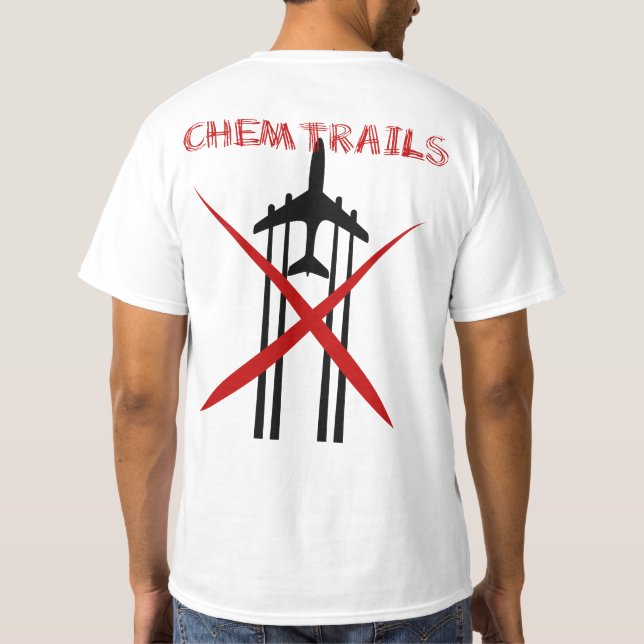 Caminhos Químicos Estão Errados camiseta leve (Verso)