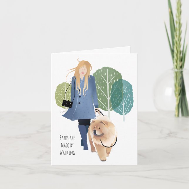 CAMINHOS R FEITOS POR CAMINHAMENTO - Cartões de Ar (Frente)