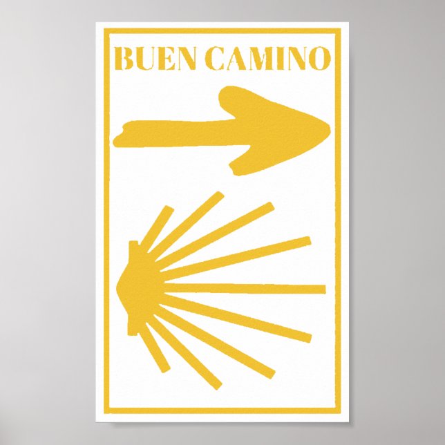 Camino de Santiago Poster (Frente)