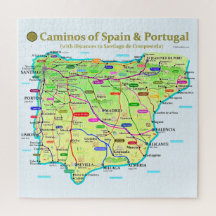 Camino Map Quebra-cabeça de Jigsaw
