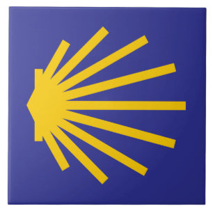 Camino Shell Azulejo Marker, Camino de Santiago