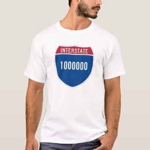 Camisa 1000000 de um estado a outro