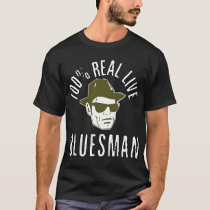 Camisa 100% da obscuridade do Bluesman