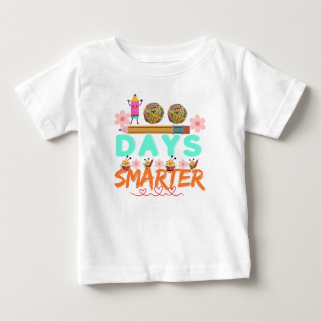 Camisa 100 dias mais inteligente (Frente)