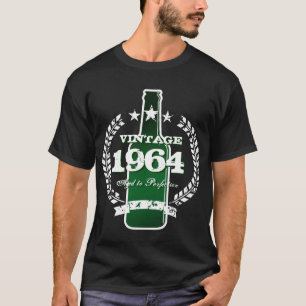 Camisa 1964 customizável da etiqueta da garrafa d
