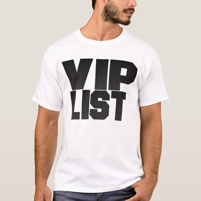Camisa 1 da lista do Vip (Frente)