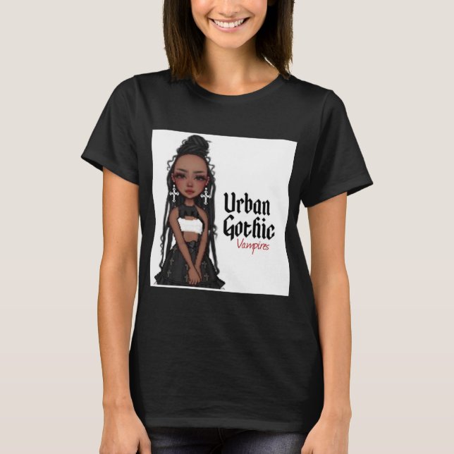 Camisa 1 de vampiros góticos urbanos (Frente)