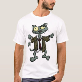 Camisa 1 do zombi 1 do gatinho
