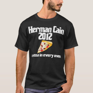 Camisa 2012 da pizza de Herman Cain