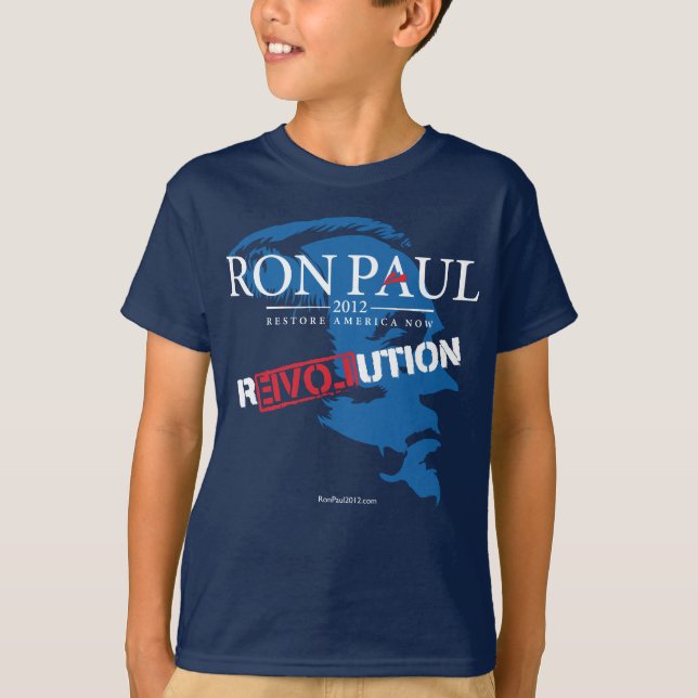 Camisa 2012 da revolução de Ron Paul (Frente)