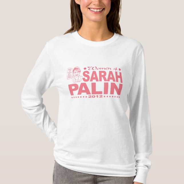Camisa 2012 de Palin das mulheres 4 (Frente)