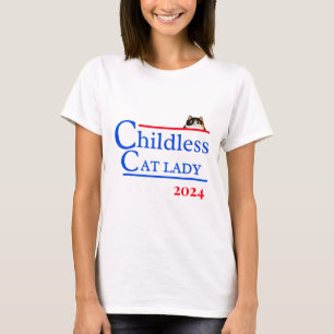 Camisa 2024 Lady Gato Sem Fios 2024 Vote Kamala-ha