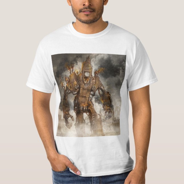 Camisa 2 de Steampunk Big Ben (Frente)