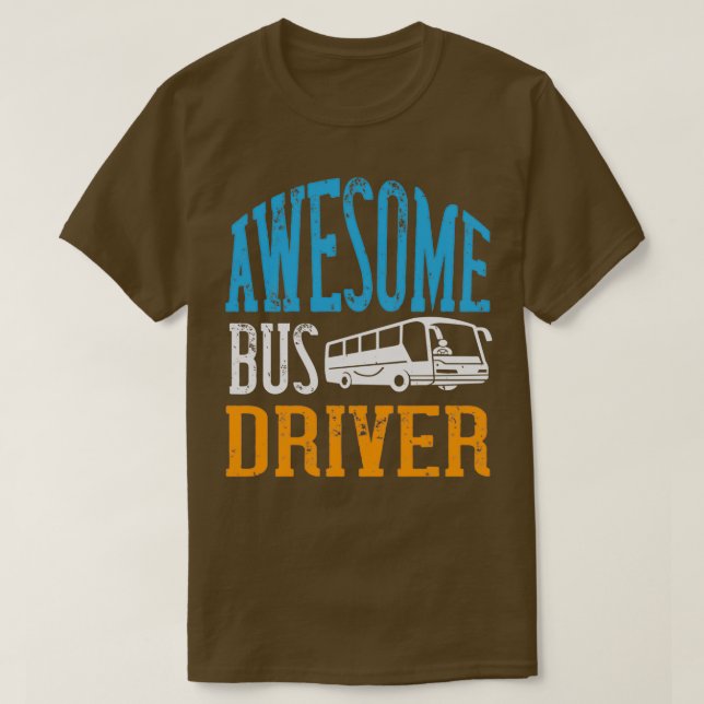 Camisa 2 do driver de barramento AWESOME (Frente do Design)