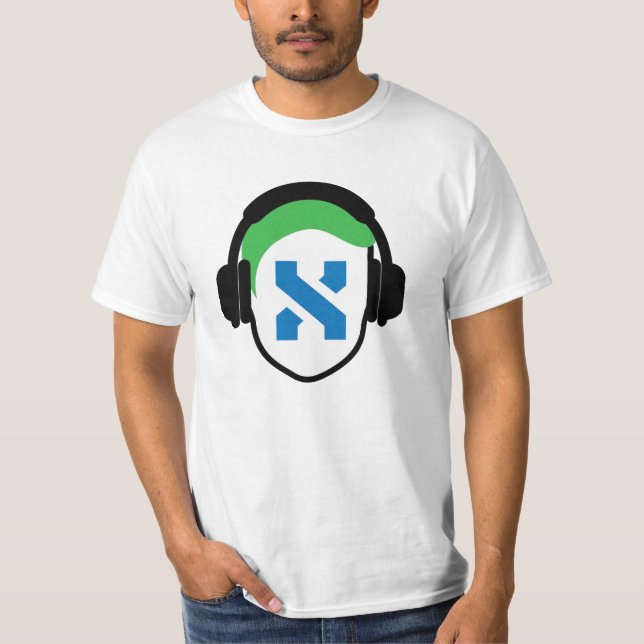 Camisa 2 do logotipo do XeNoMaK dos homens tomada (Frente)