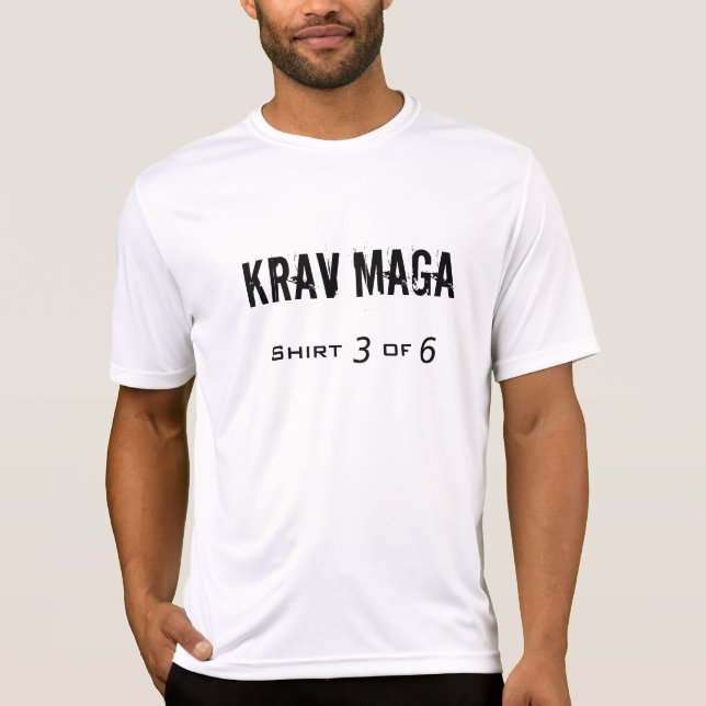Camisa 3 de Krav Maga "de 6" camisa de esportes (Frente)