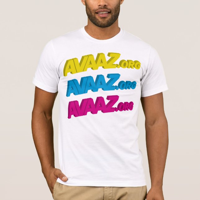 Camisa 3D de Avaaz (Frente)