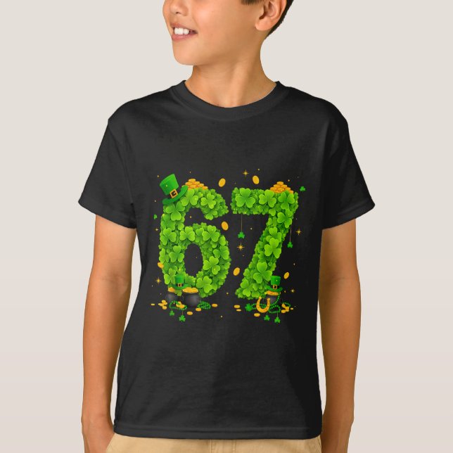 Camisa 67 Meme Shamrocks Seis Sete (Frente)