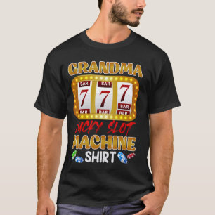CAMISA 777 DA MÁQUINA SLOT DA Vovó-AVÓ DE Casino 7