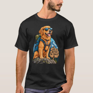 Camisa 'A Vida de Cachorro em Trilhas é Melhor'