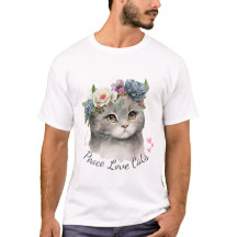 Camisa A vida é melhor com gatos