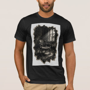 Camisa Abandonada Cadeira Escura Grunge Gótica