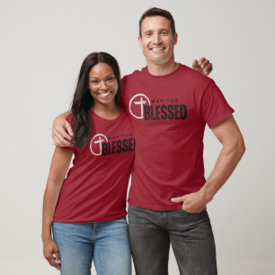 Camisa abençoada, camiseta Jesus, fé